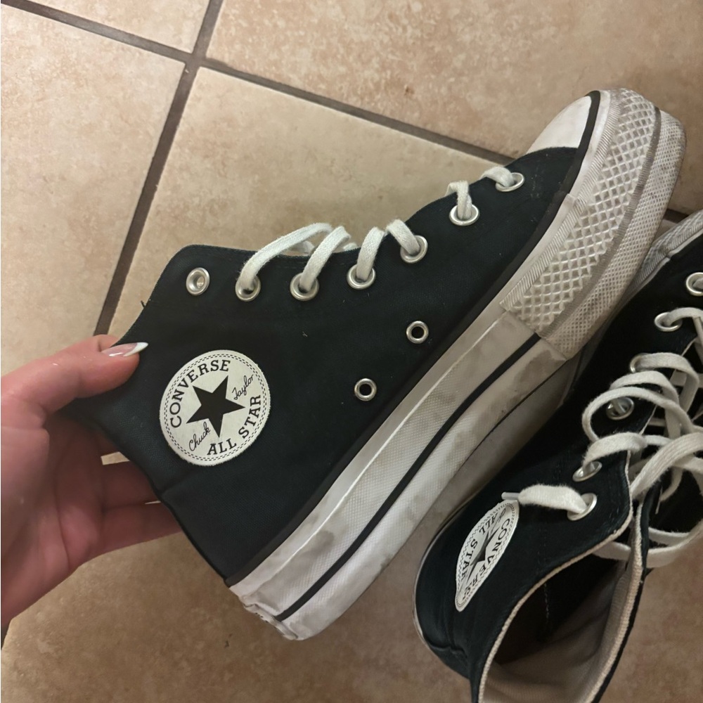 Converse Black High-Top Sneakers